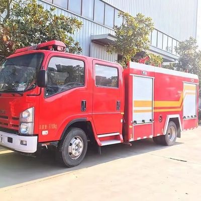品質  ISUZU 4X2 700P Fire Fighting Truck Small Fire Rescue Truck 4cbm 5cbm 工場