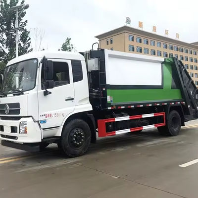 中国の東フェン 12m3 コンパクター ゴミトラック ゴミ粉砕機 4x2トラック