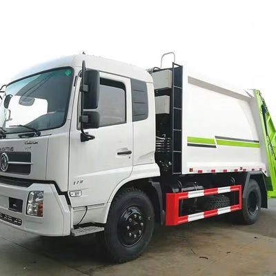 ドンフェン 8m3 ゴミコンパクター トラック ゴミ箱 収集 トラック 廃棄物