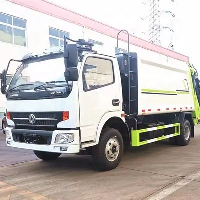 ドンフェン 8m3 ゴミコンパクター トラック ゴミ箱 収集 トラック 廃棄物