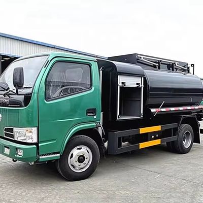 中国 ドンフェン 5cbm 燃料タンカー トラック 小型石油貯蔵 トラック 4X2