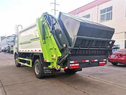 ドンフェン 8m3 ゴミコンパクター トラック ゴミ箱 収集 トラック 廃棄物