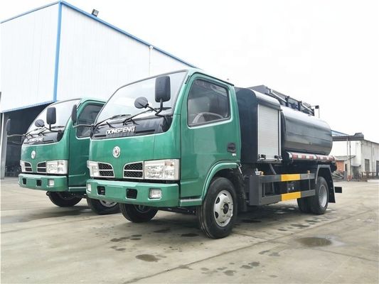 中国 ドンフェン 5cbm 燃料タンカー トラック 小型石油貯蔵 トラック 4X2
