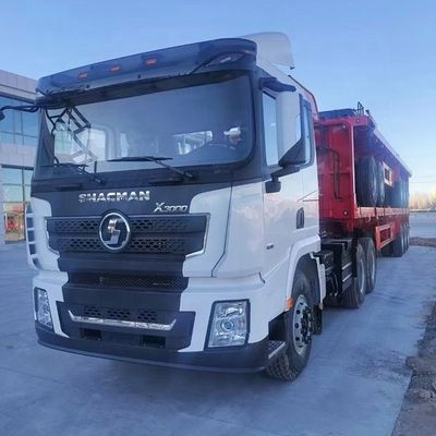 左方向 Shacman X3000 トラクター トラック 双列座席 重荷トラックヘッド