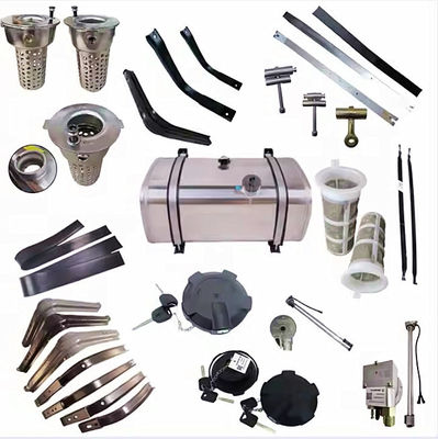 Shacman トラックパーツ アルミ合金燃料タンク組立て DZ91259550600/DZ9114552790 400L/600Lでデロントラック交換